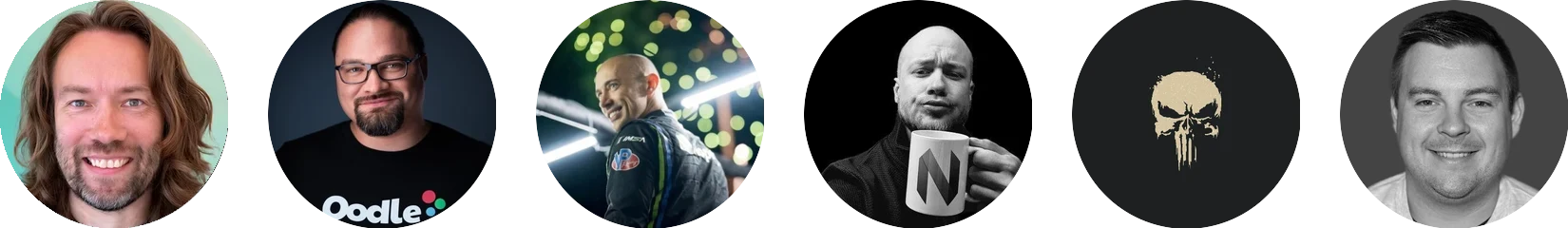DHH, Ryan Hughes, Tobi Lütke, Bjarne Øverli, HANCORE, dan Spencer Bull